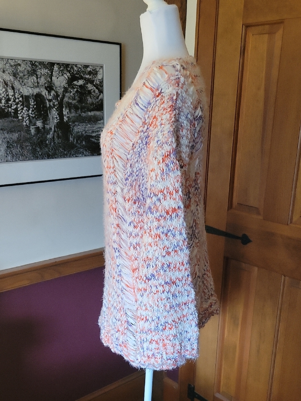 POL Confetti Knit Chunky Distressed Sweater - Picture 4 of 8